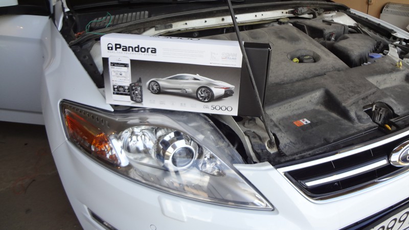Установка Pandora DXL 5000 NEW на Ford Mondeo. Реализовали автозапуск двигателя.
